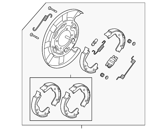 20182020 Kia Stinger Parking Brake Passenger Side (RH) 58270G9000