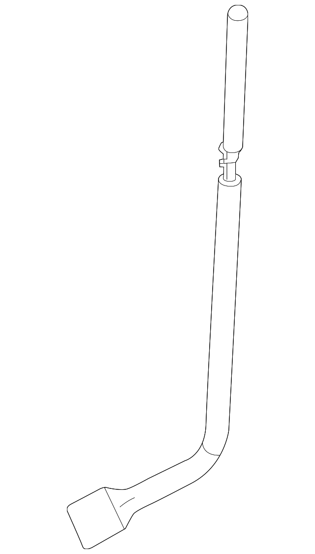 20122019 Nissan Wheel Lug Wrench 995451PA0A QuirkParts