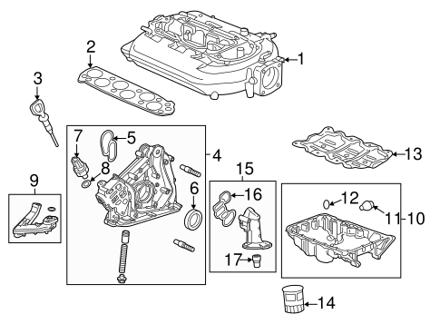Engine Parts for 2011 Honda Pilot Genuine Honda Parts