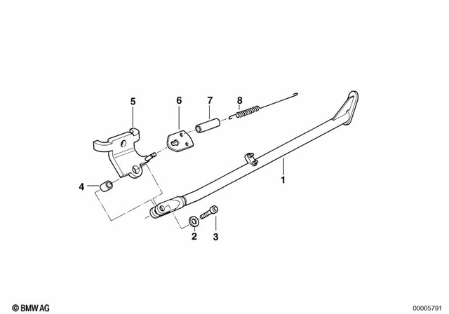 46532330355 - Side Stand 1994-1996 BMW-Motorrad R 100 R | BMW 
