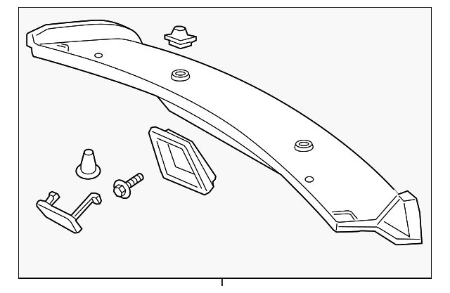 Trunk Lid Trim - Ford (GD9Z-5445594-BA)