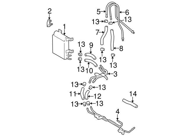 Lexus 32907-48010 Auto Trans Oil Cooler Hose