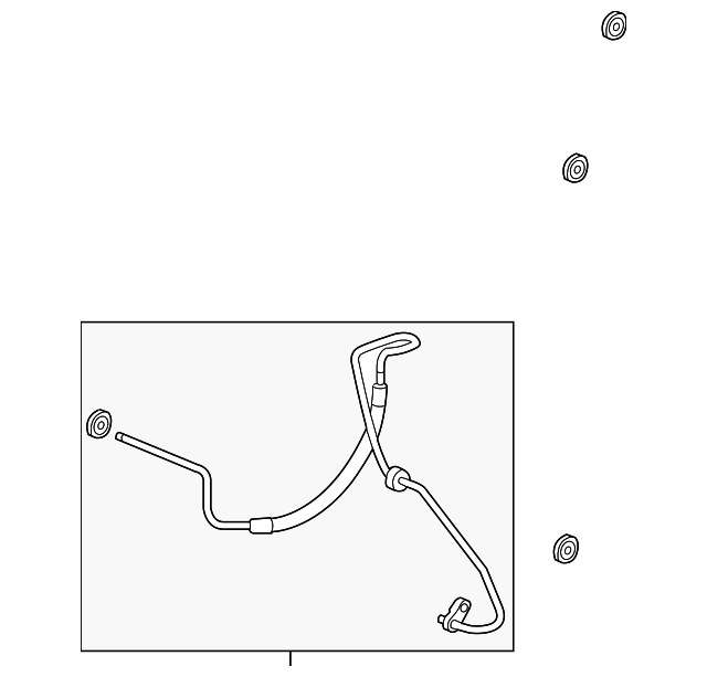 20132016 Buick Verano Automatic Transmission Fluid Cooler Outlet Line