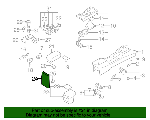 Genuine Hyundai 84680-2H000-9P Console Cover Assembly Rear Genuine Hyundai 84680-2H000-9P Console Cover Assembly Rear