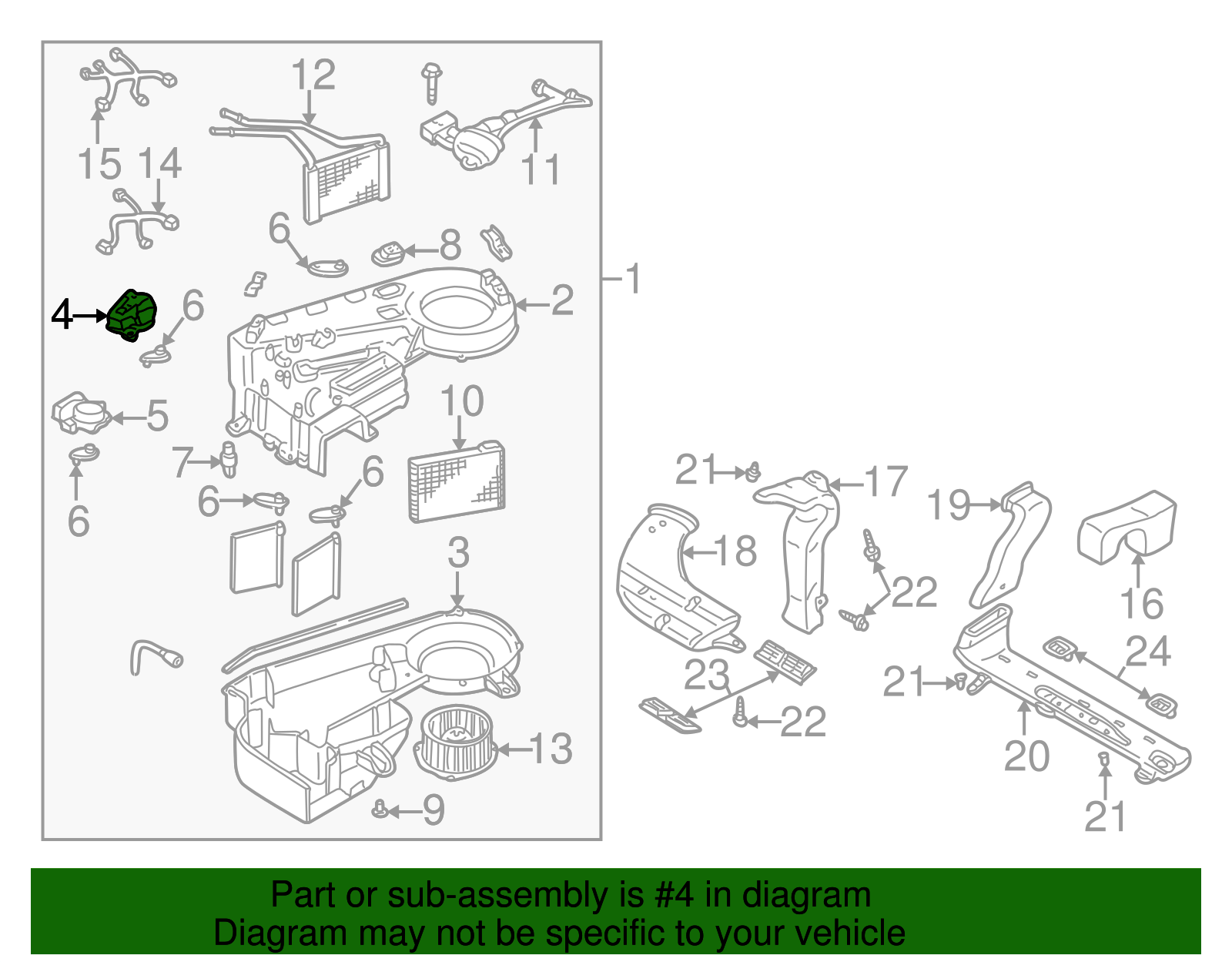 LC7461A60 20002003 Mazda MPV Actuator Mazda Part Direct