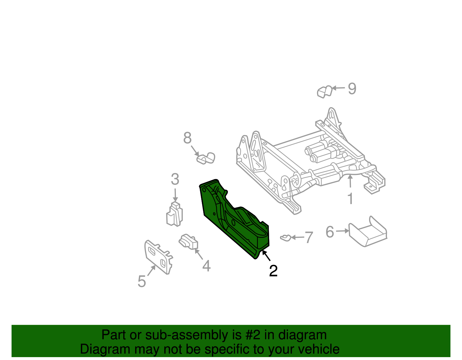 Cover, D/Seat Rsr Fin                    *Ebony - GM (88941539)