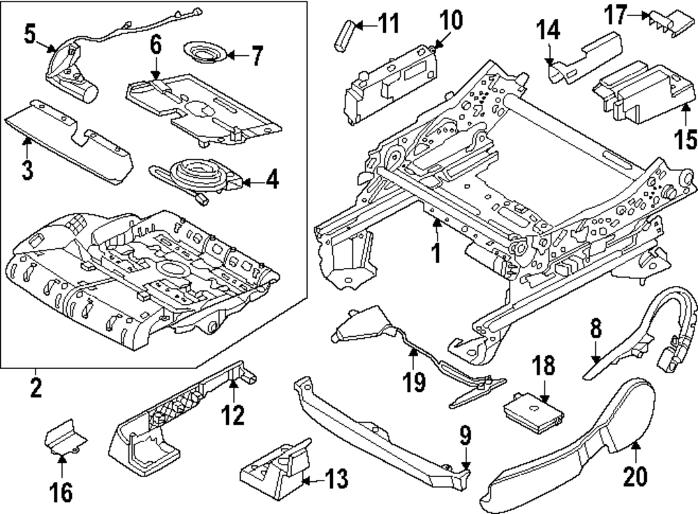 Hinge Cover - Ford (GD9Z-5462186-AAE)