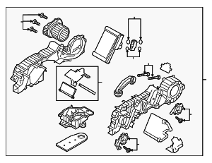 2016-2023 Mazda CX-9 AC & Heater Assembly TK48-61-87XC RealMazdaParts