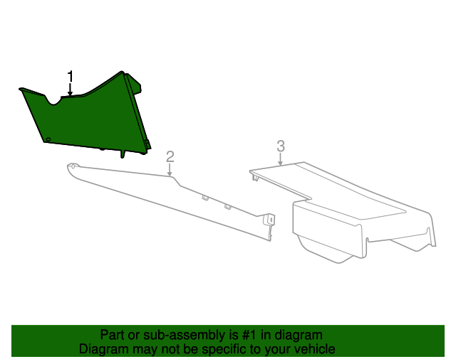 20112013 Chevrolet Caprice Driver Side Instrument Panel Lower