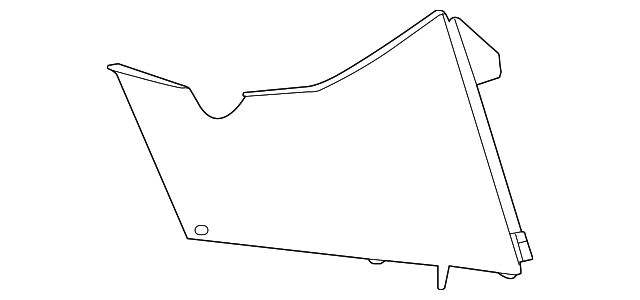 Driver Side Instrument Panel Lower Extension Side Trim Panel - GM (92260947)