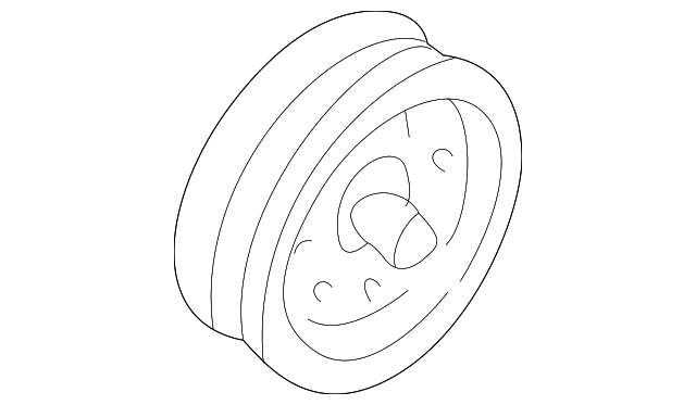 Mazda GA2B-32-620 Power Steering Pump Pulley