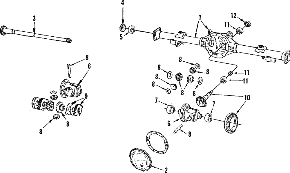 Shaft, Diff P/Gr - GM (9778184)