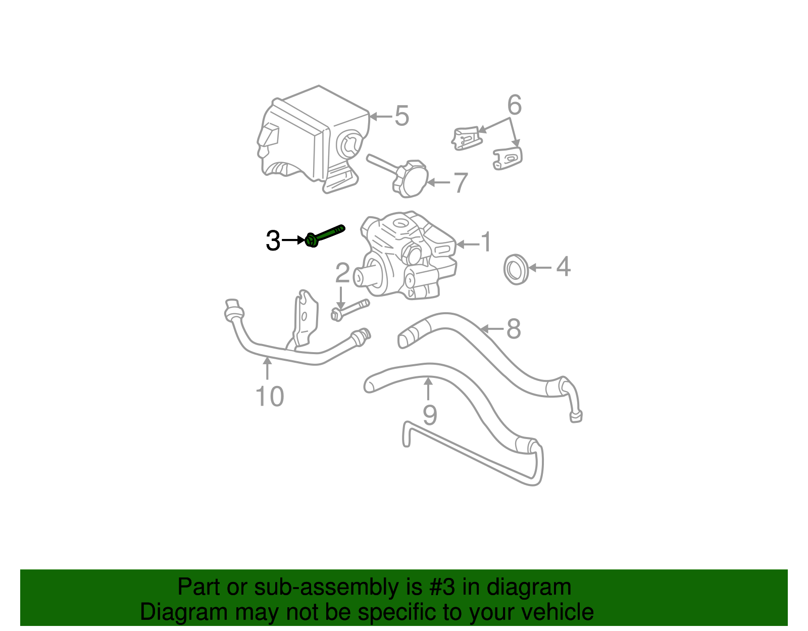 Power Steering Pump Stud - GM (11519819)