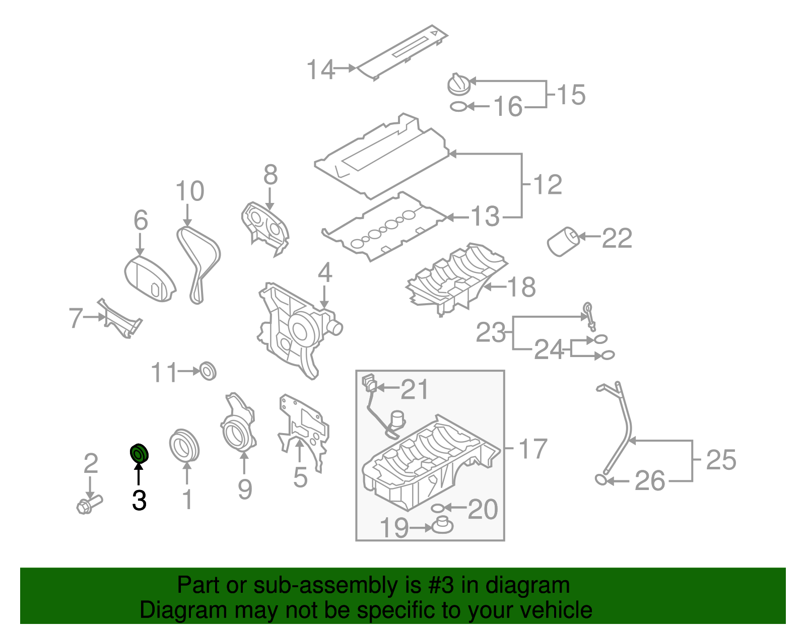 Crankshaft Washer - GM (90500602)