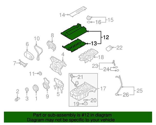 Camshaft Cover 96889998 | Chevrolet Parts Canada