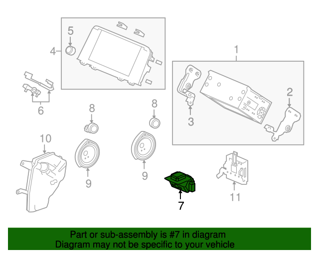 20172022 Honda CRV GPS Antenna 39835TLAA01 Honda Parts Direct