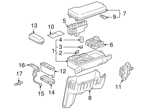 Electrical Components for 2001 Lexus RX300 | XportAuto