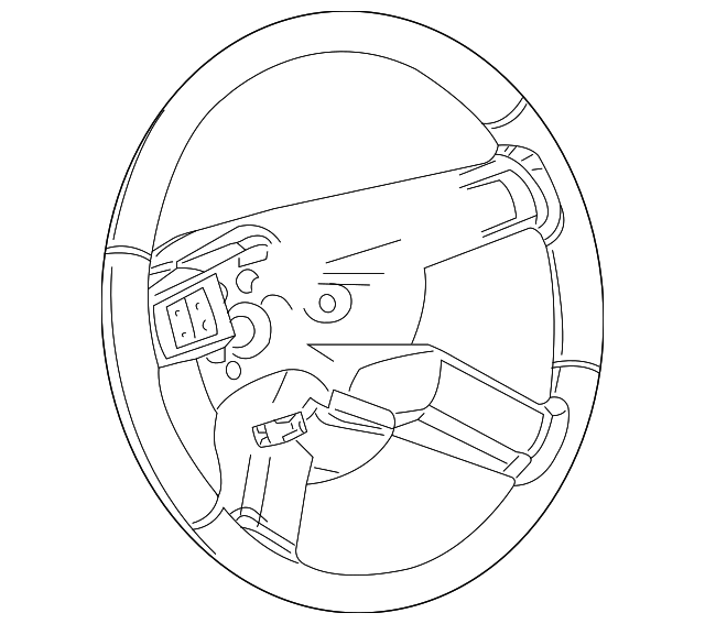Genuine Chrysler 1AG551J8AA Steering Wheel