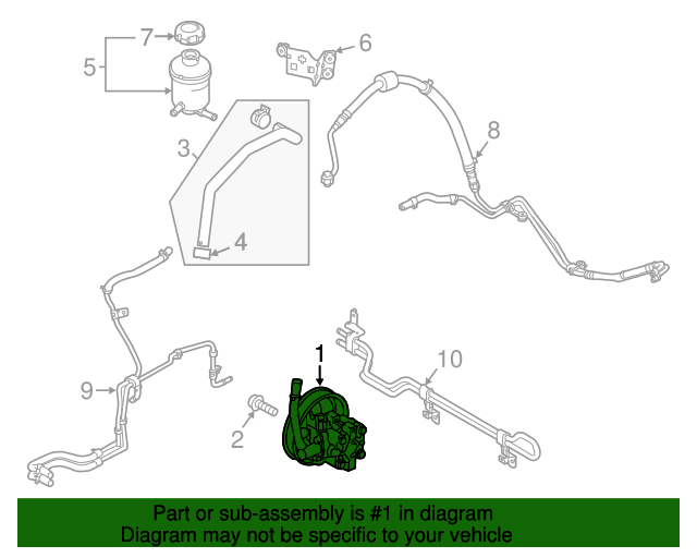 57100A9200 Power Steering Pump 20152021 Kia Sedona Kia.Parts Store