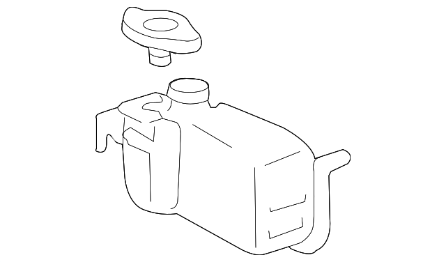 2000-2003 Toyota Solara Reservoir Assembly 16470-03081 | OEM Parts  