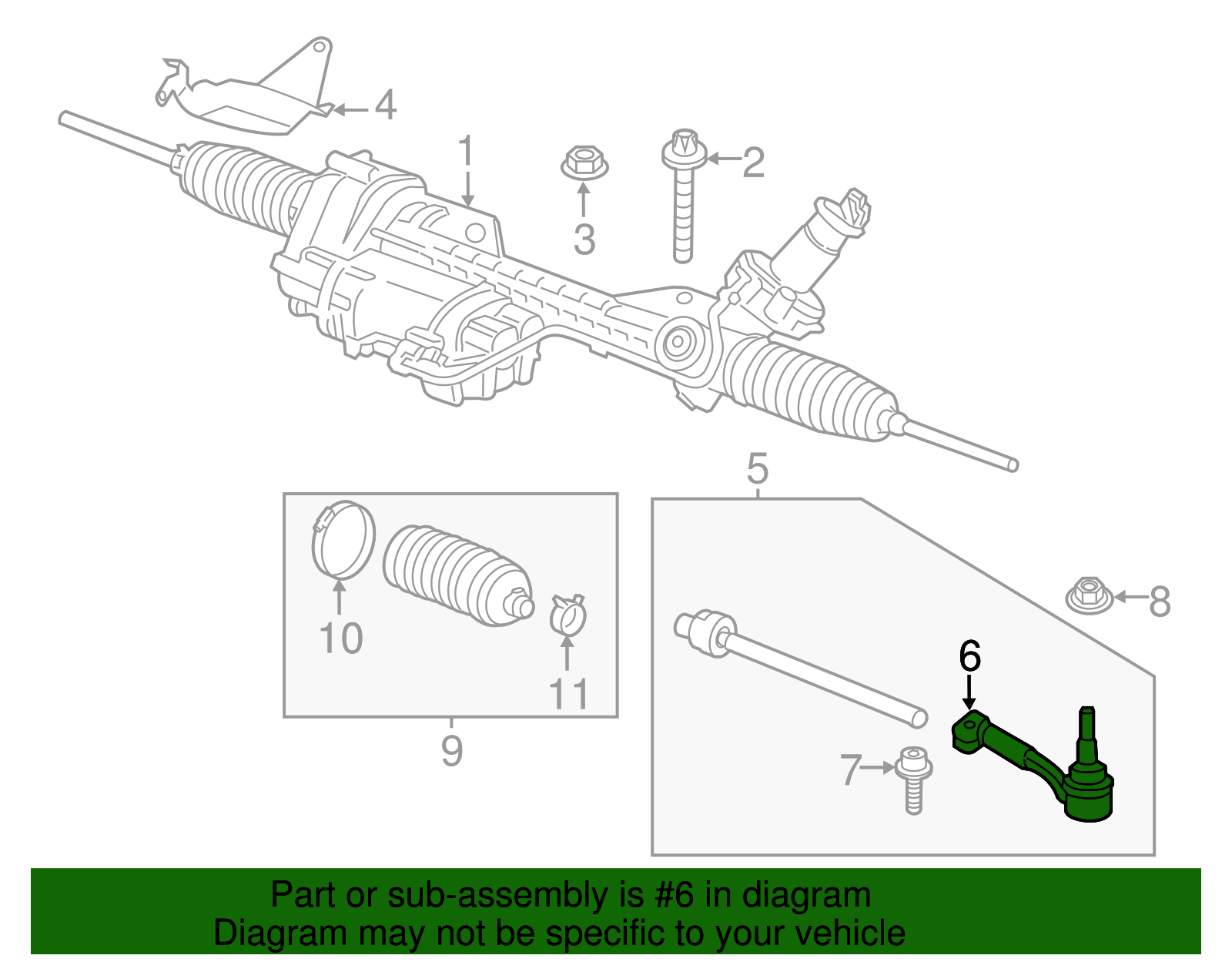 32-10-6-799-966 - 2012-2024 BMW - Outer Tie Rod | Buy BMW Parts Now