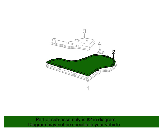 20092023 GM Automatic Transmission Control Valve Body Cover Gasket