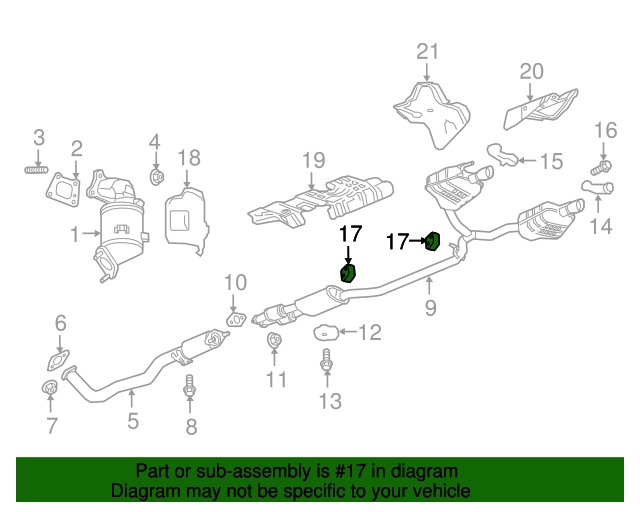 20112020 GM Muffler & Pipe Insulator 20959239