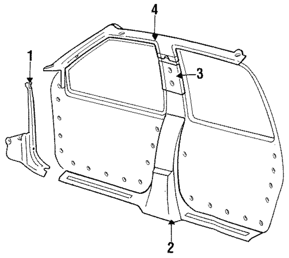 Pillar Trim - Ford (E9DZ-5413209-B)