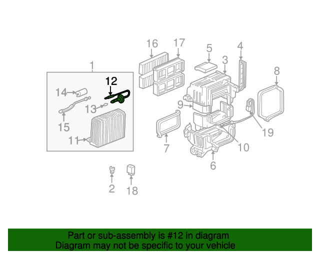 Genuine OEM Acura Expansion Valve Part 80220S0KA01 Acura Parts