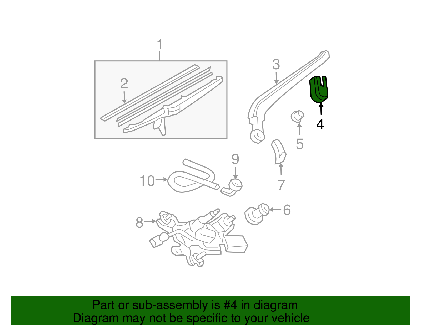 Cap; Cover - Toyota (85292-35010)