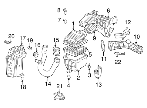 Air Intake for 2000 Honda Civic Honda Automotive Parts
