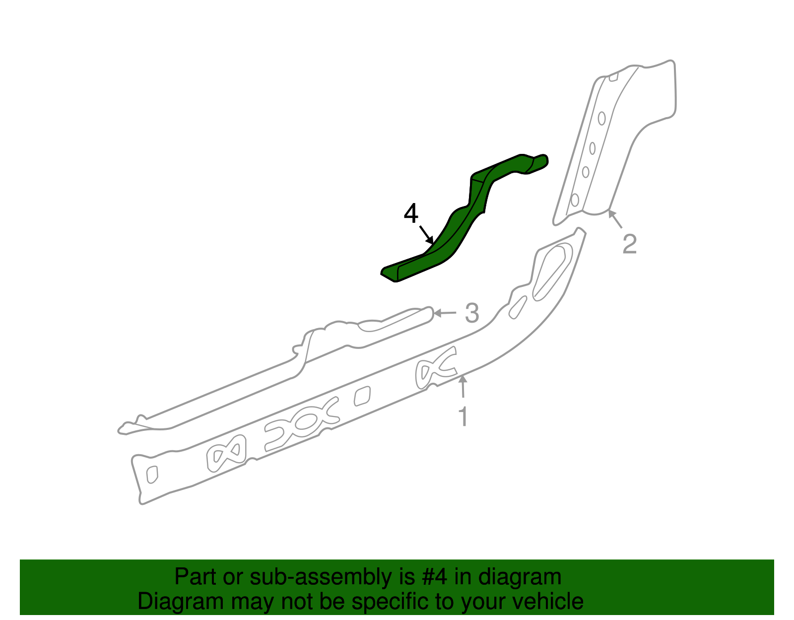 Extension-Inter Floor Panel - GM (15773327)