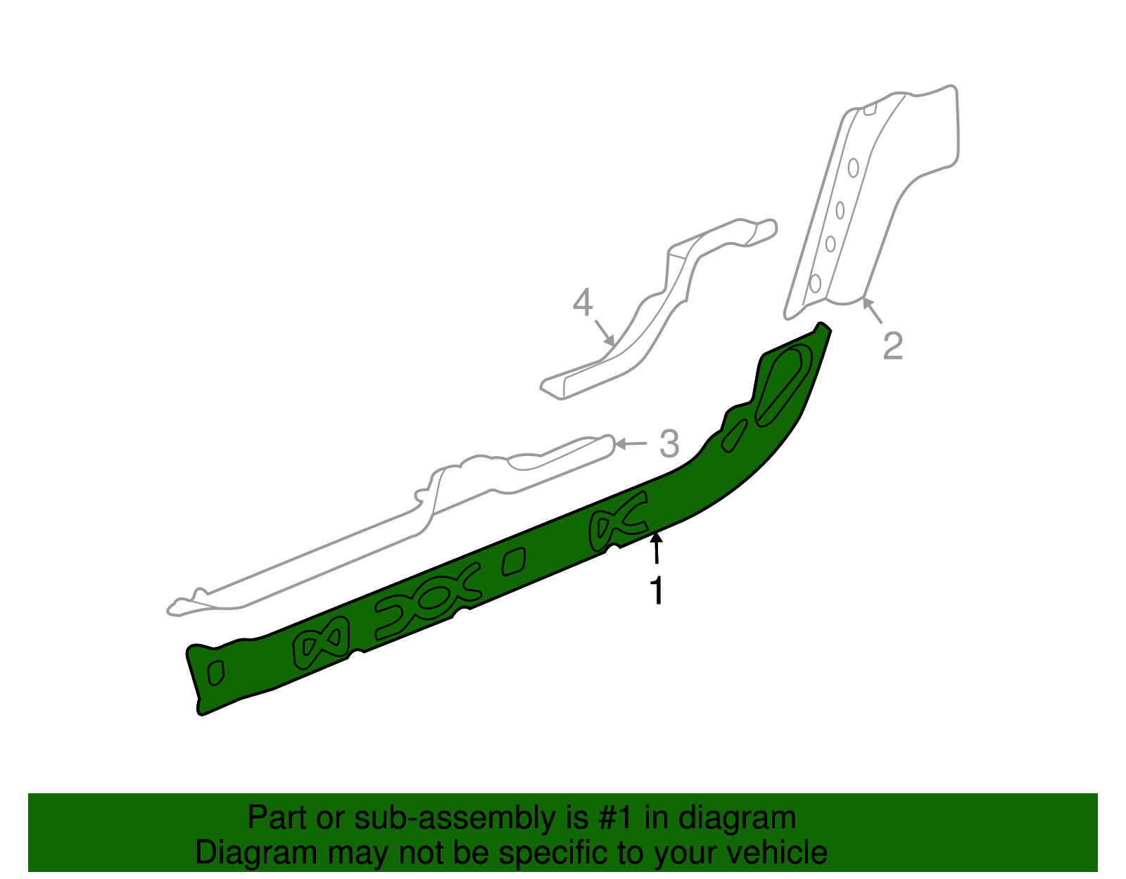 Panel-Rkr Front Inner - GM (15771199)
