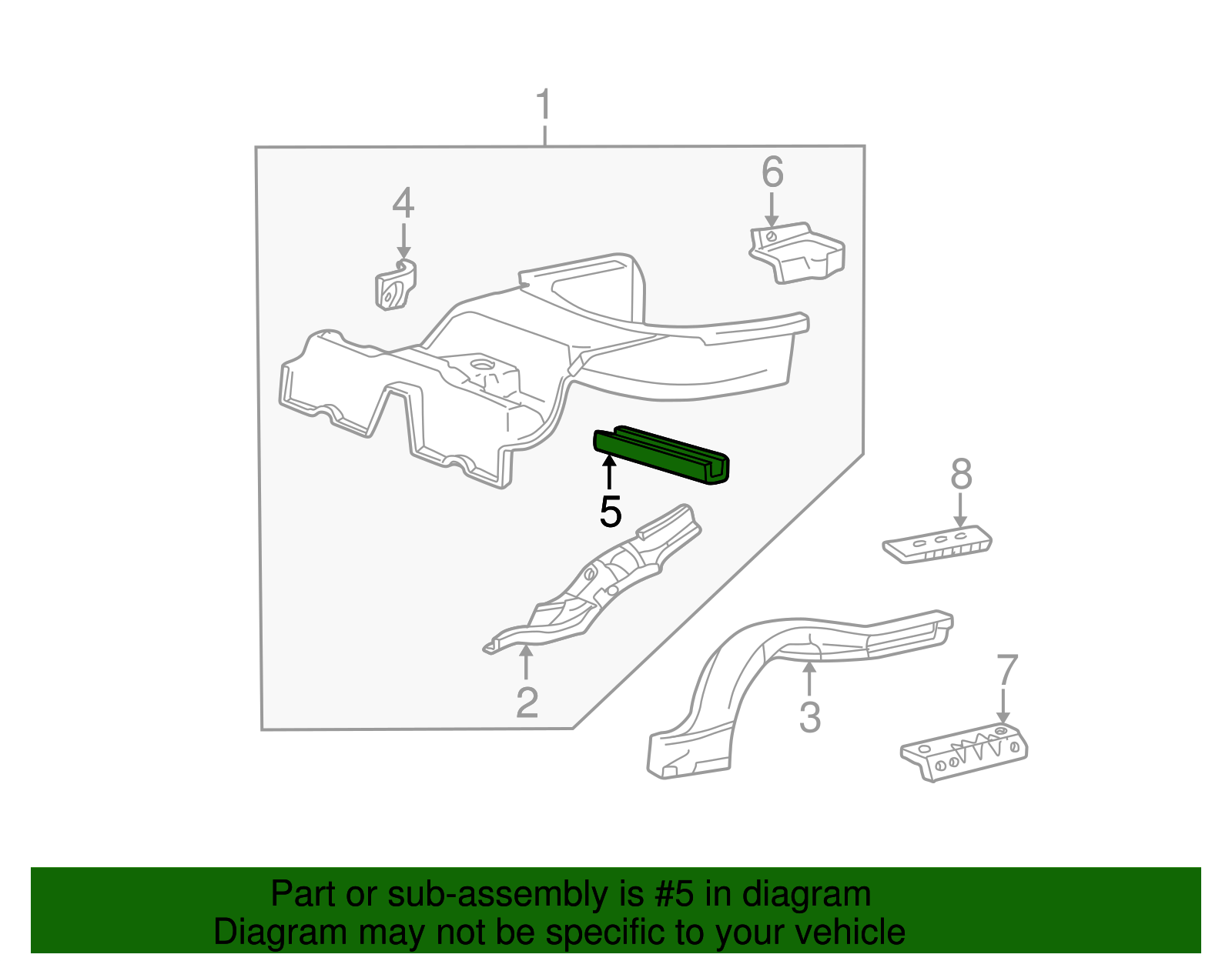 Cross-Member - Ford (XW4Z-5410780-AA)