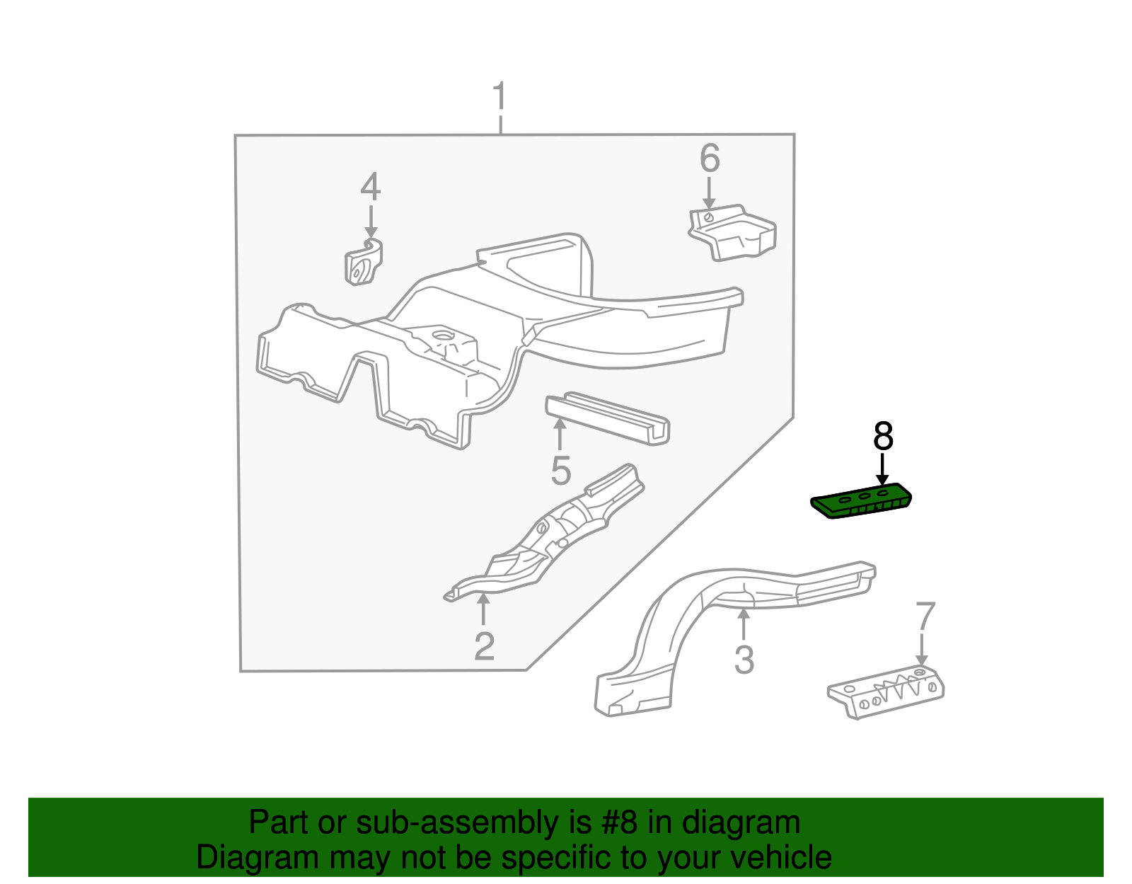 Heat Shield - Ford (XW4Z-5411430-AA)