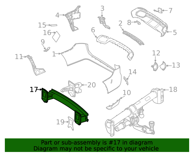 167-610-00-04 - Impact Bar 2020-2024 Mercedes-Benz | Mercedes-Benz 