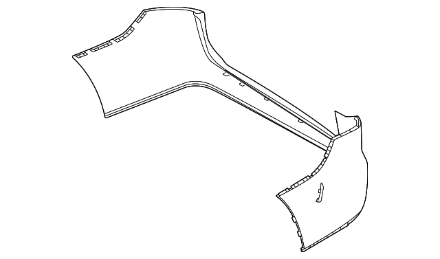 Bumper Cover - Part #167-885-72-06-9999 | Mercedes Parts Center