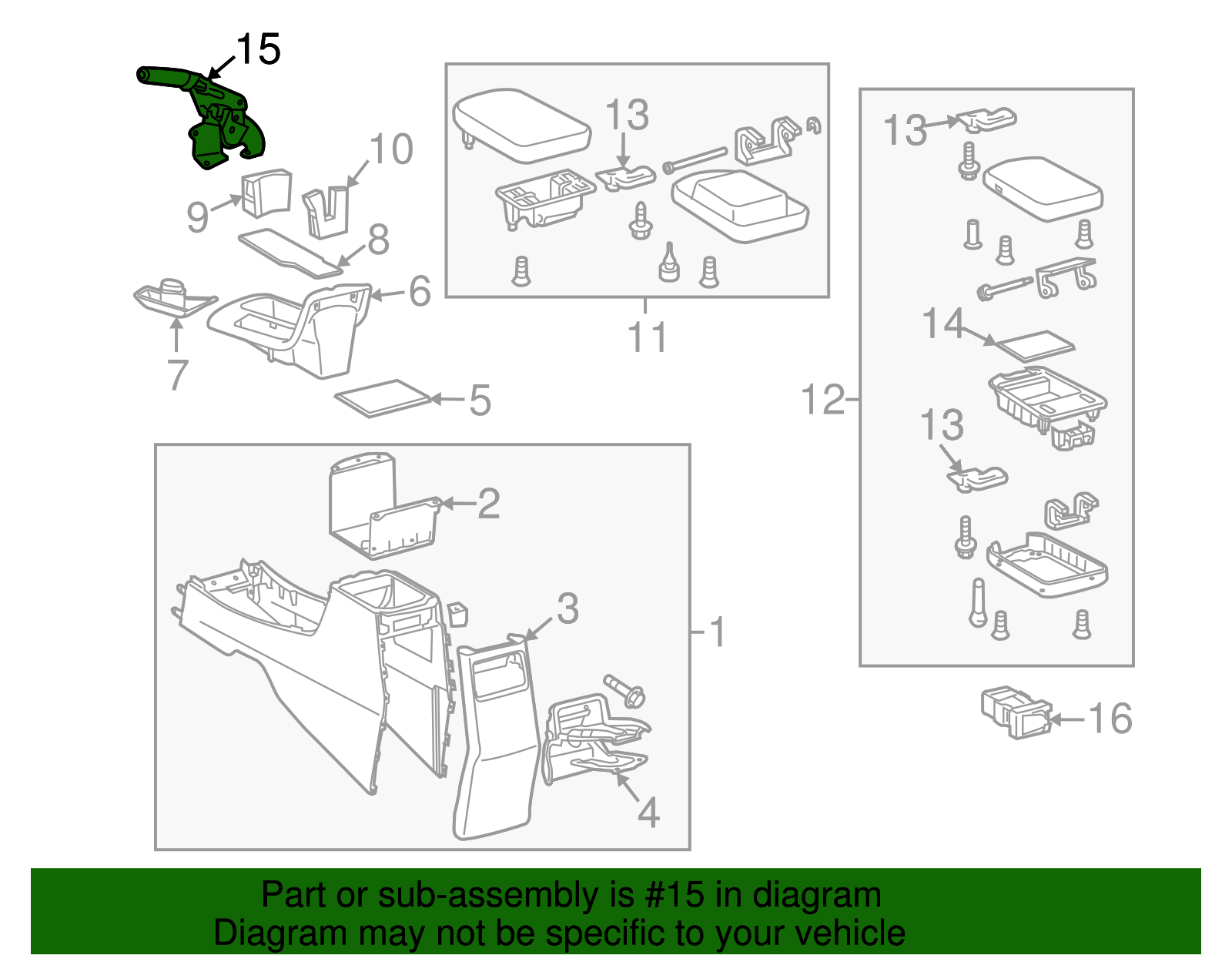 Park Brake Handle - Toyota (46201-02290-B0)