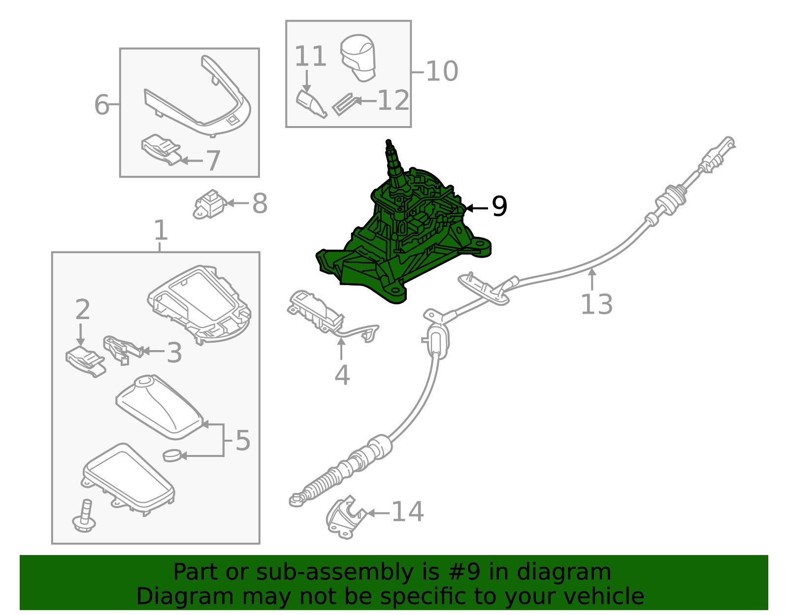 Gear Shift Assembly - Scion (33530-WB004)