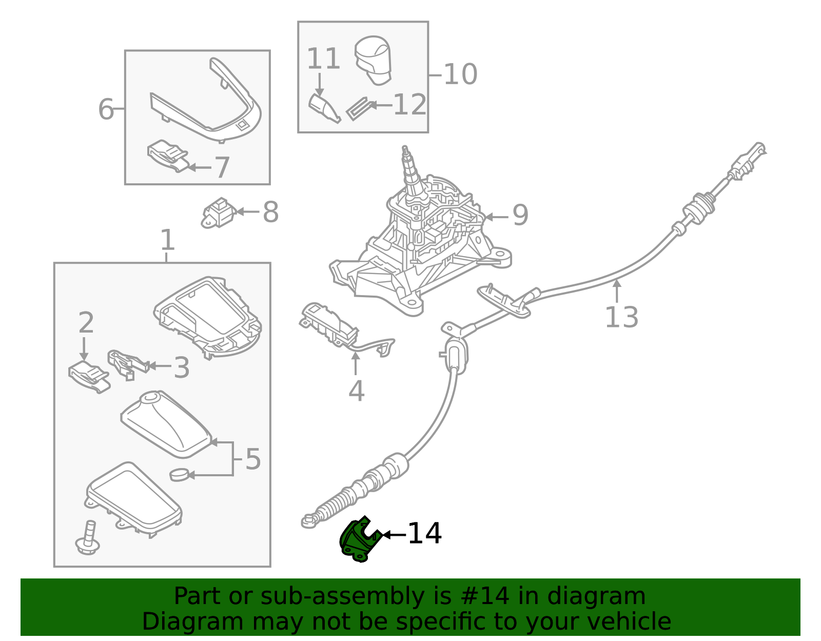 Control Cable Bracket - Scion (33823-WB001)