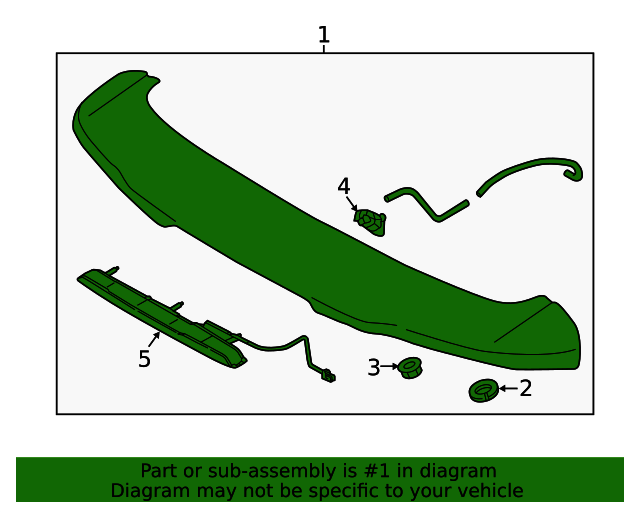 Car & Truck Parts Genuine Kia Lower Deflector 86525A9000 MOTORS Automotive