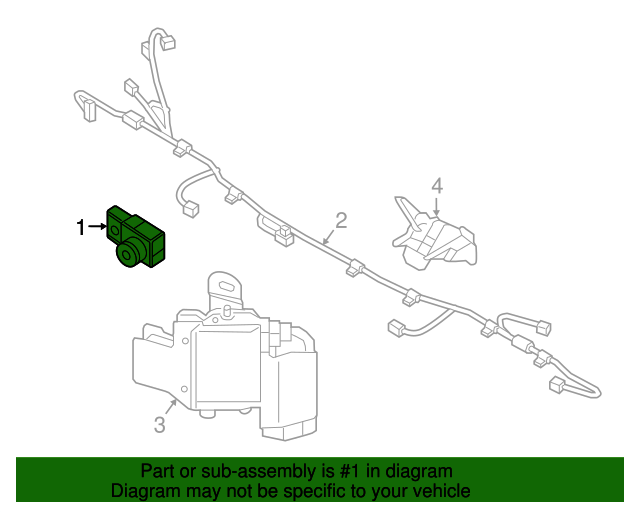 95720C1000S3B Reverse Sensor 20152017 Hyundai Sonata OEM Parts
