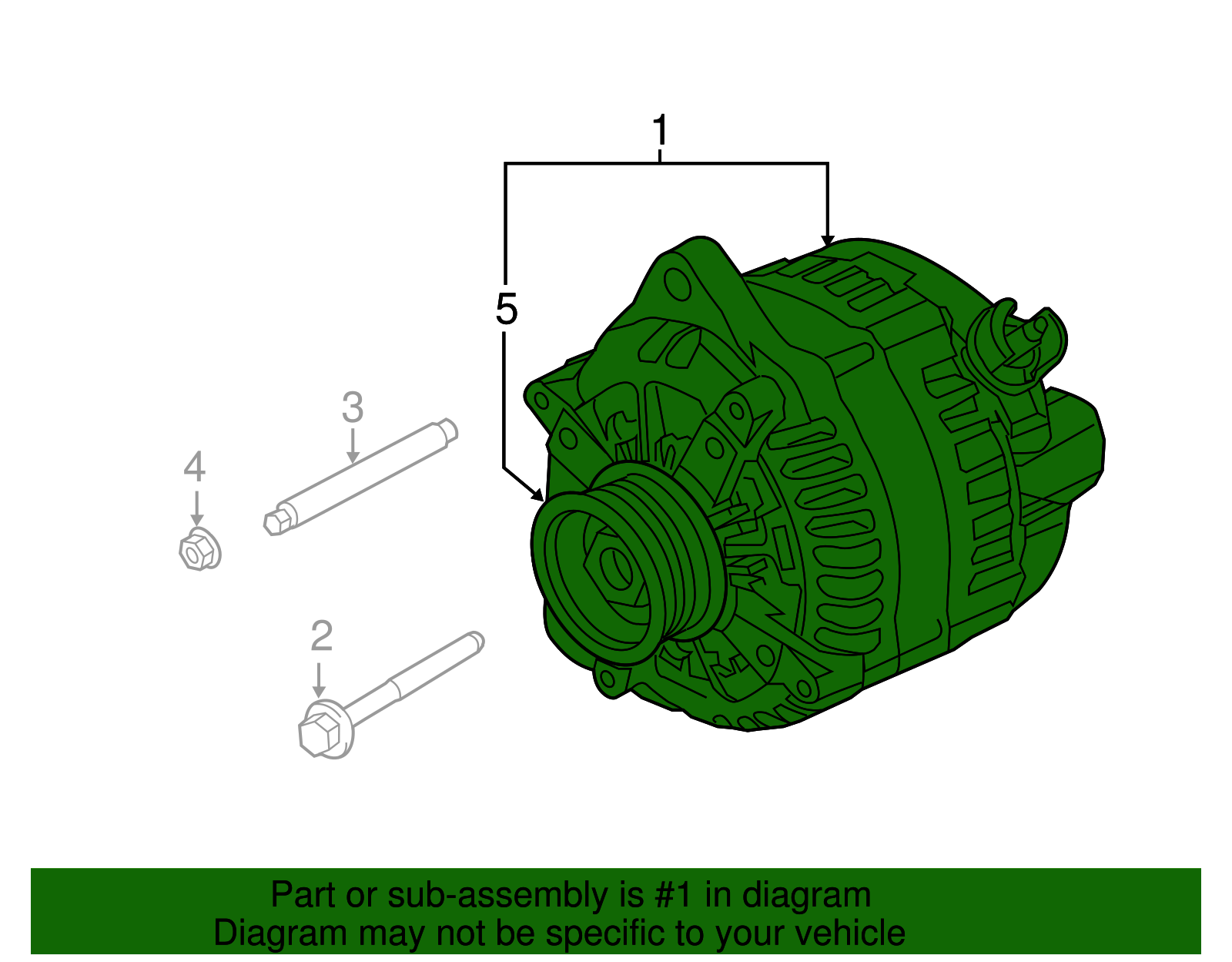 Motorcraft™ Alternator - Ford (GL-8782)