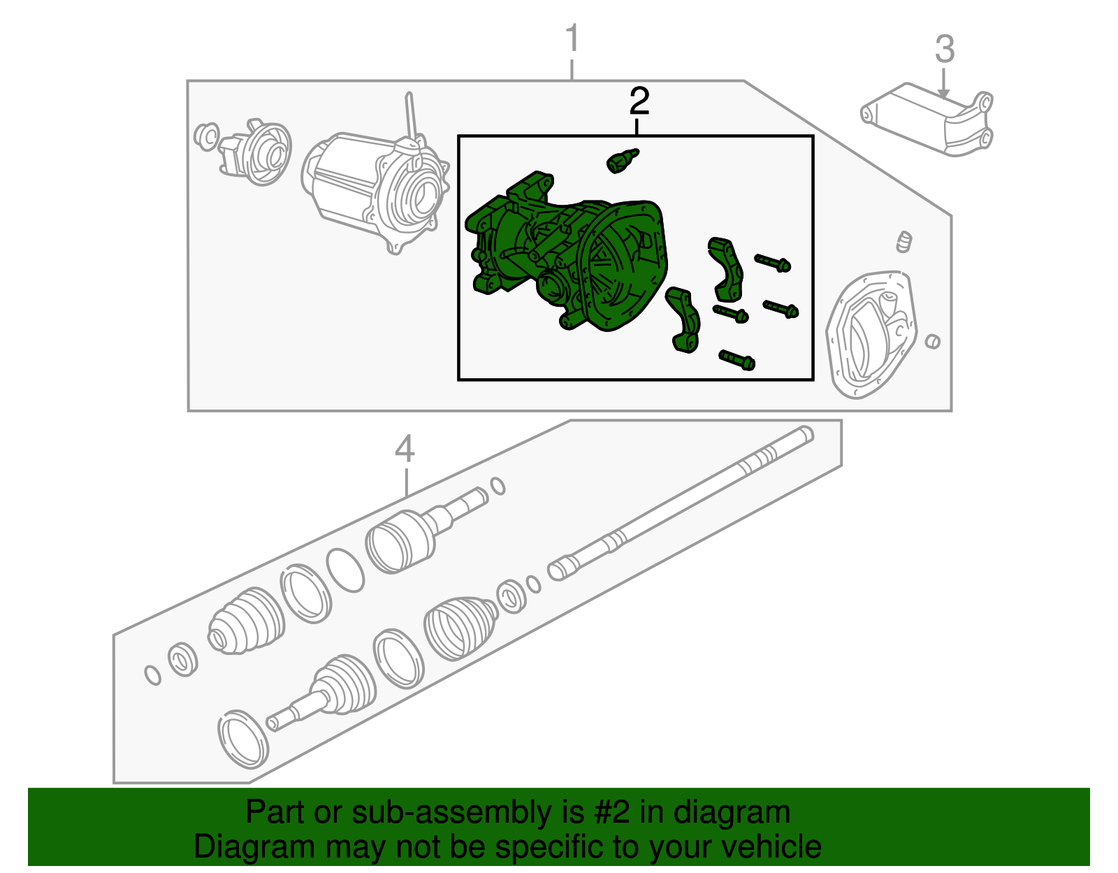 Carrier Assembly - Ford (YL8Z-4141-AA)