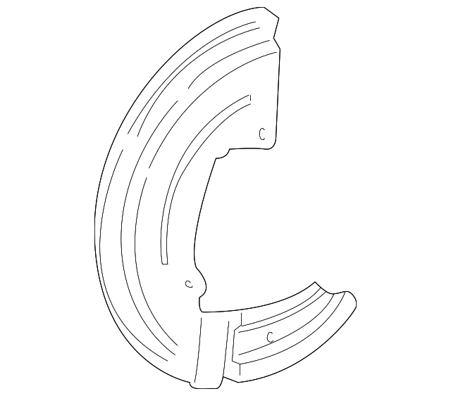 Splash Shield - Ford (XW4Z-2K005-AA)