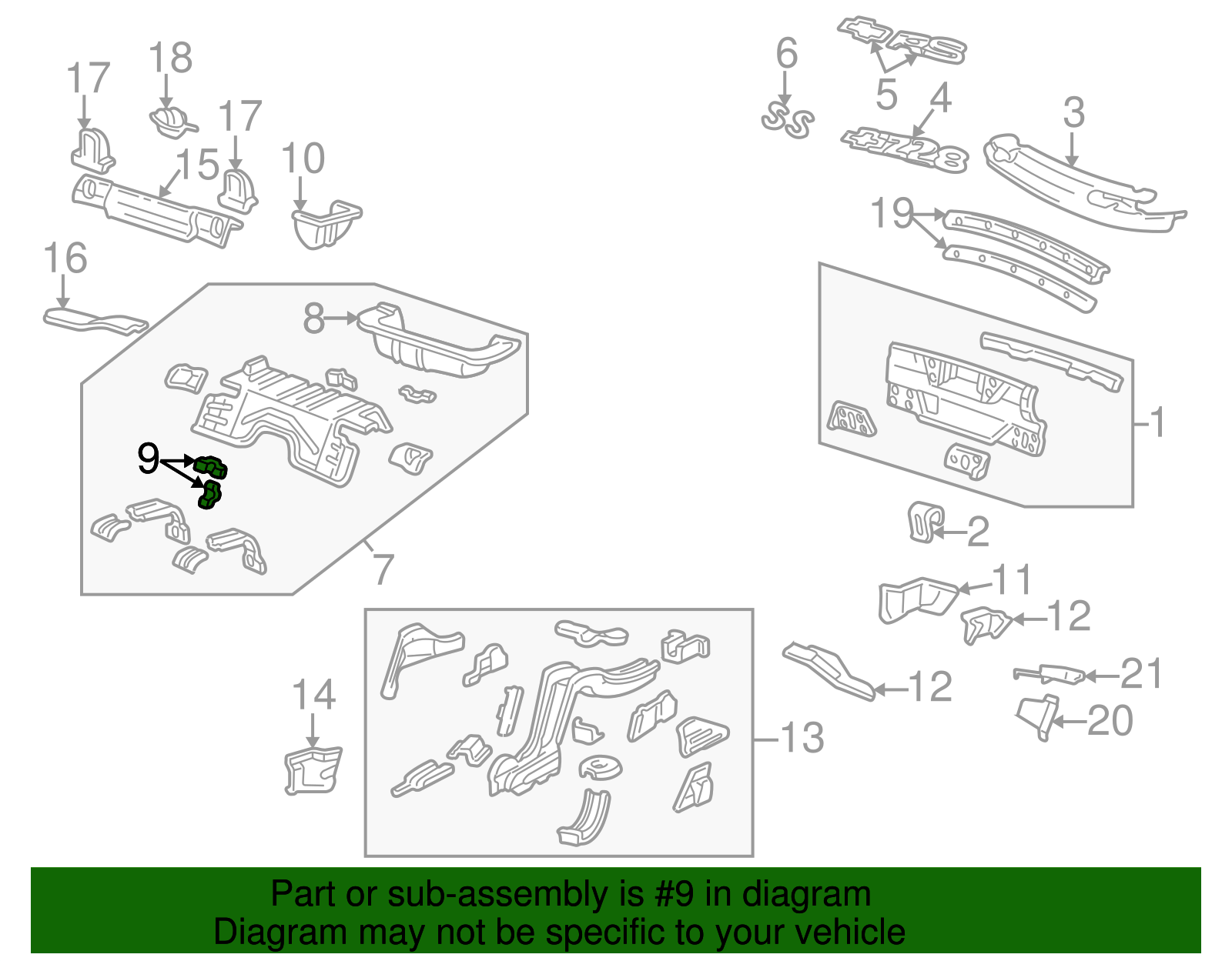 Mount Bracket - GM (20134572)