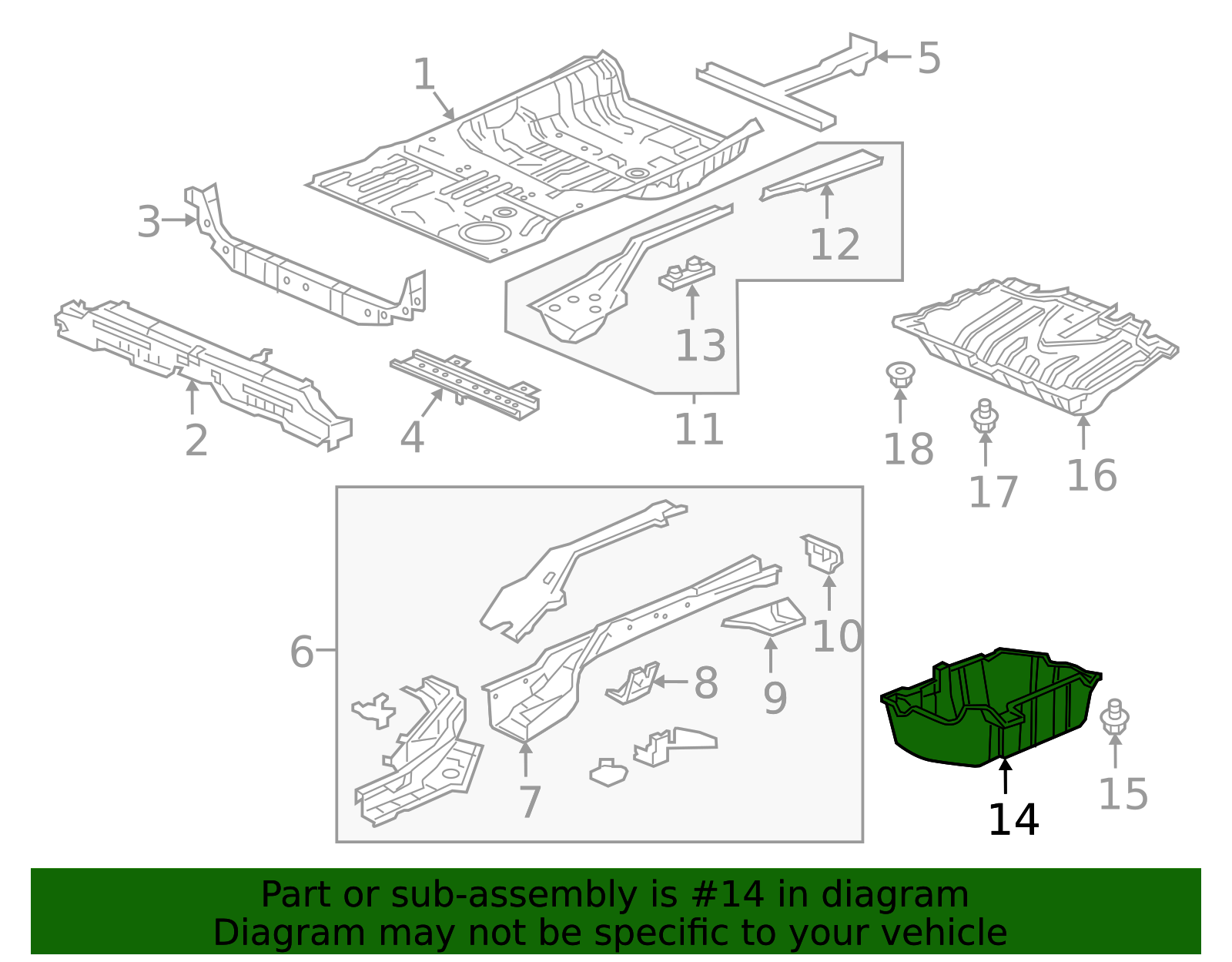74627-TLB-A00 - Under Cover 2017-2022 Honda CR-V | Honda Parts Online