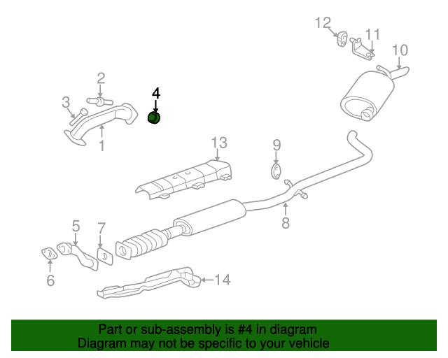 19932011 GM Exhaust Manifold Seal 01647558
