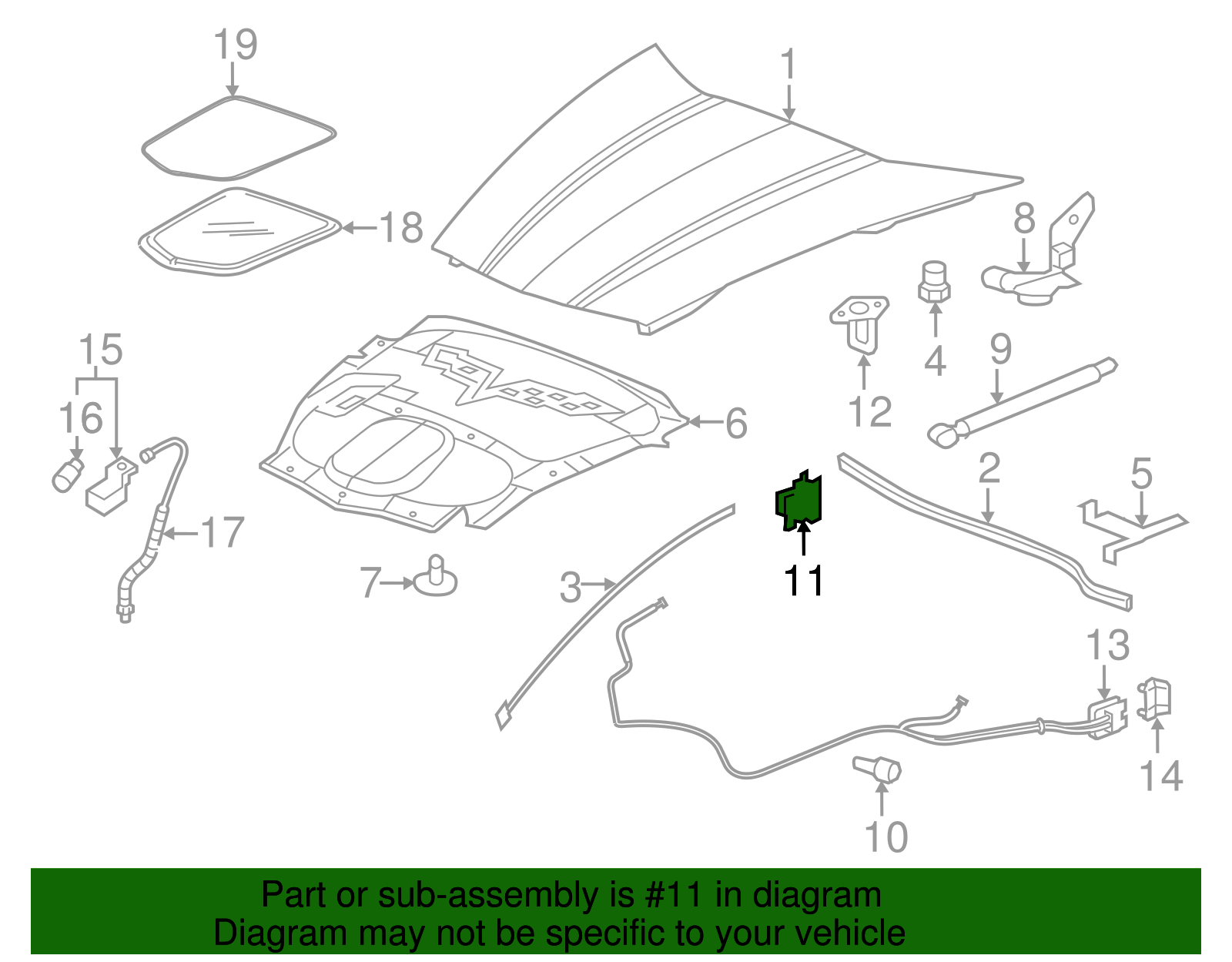 Hood Latch (15910868)