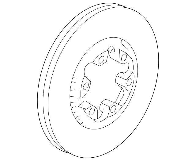 Front Disc Brake Rotor - GM (89040374)